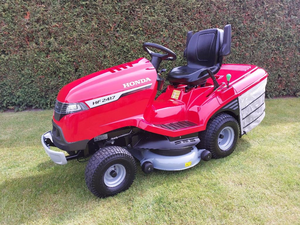 NIEUWSTAAT Honda HF2417 HME 13 UUR Mulch-Versamow zitmaaier, Honda, Fonction de mulching, Tondeuses à gazon à essence, Comme neuf