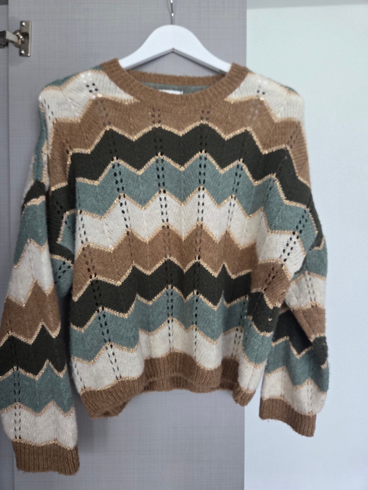 mooie groene warme trui medium Lolaliza, Kleding | Dames, Truien en Vesten, Maat 38/40 (M), Lola-liza, Ophalen of Verzenden, Zo goed als nieuw