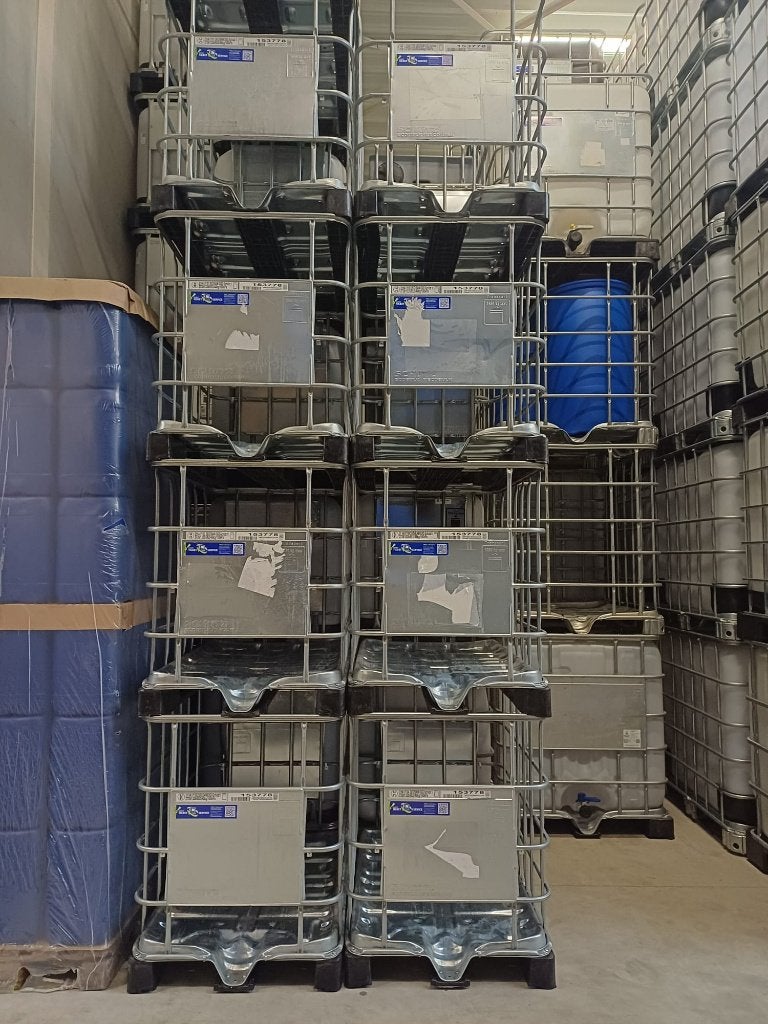 Cages Ibc 600 litres !!!! pour bois pour chauffage ou autres, 150 litres ou plus, Enlèvement, Utilisé, Métal