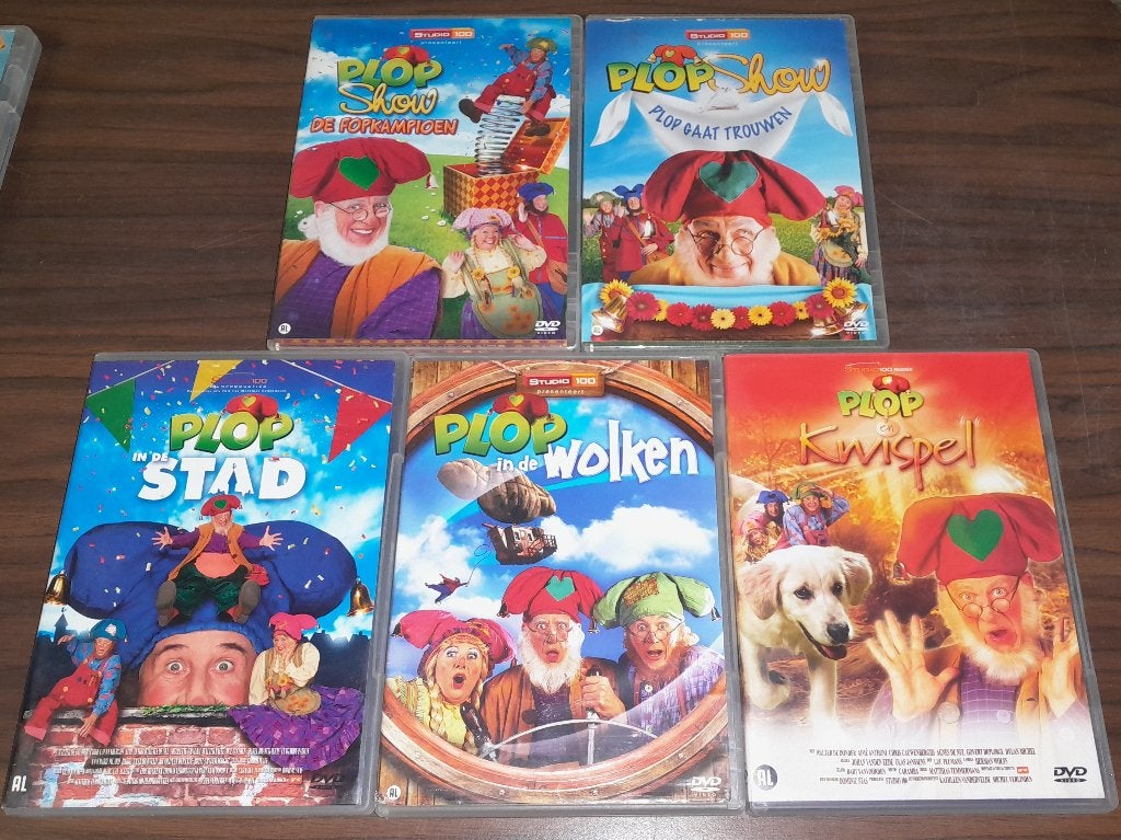 10 DVD's -PLOP- Kaatjes Tralalaatjes-DePiraten-Brandw.Sam..., Cd's en Dvd's, Alle leeftijden, Ophalen of Verzenden, Gebruikt, Overige typen