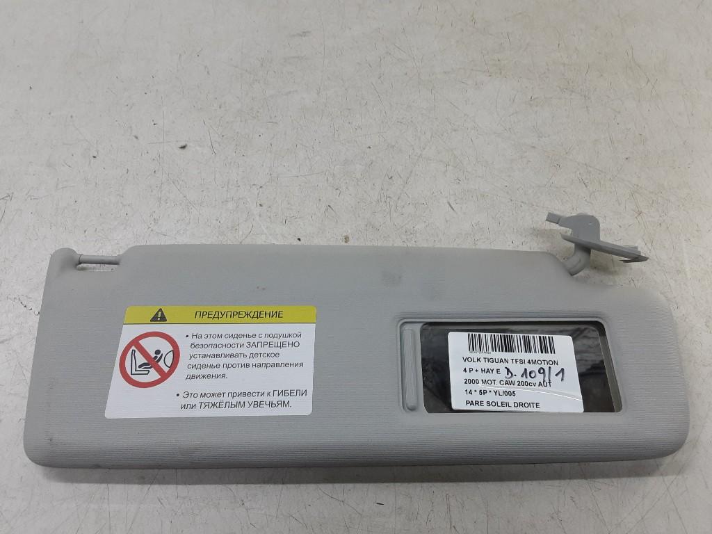 PARE-SOLEIL DROIT Volkswagen Tiguan (5N1 / 2), Volkswagen, Mevr. I. Hauben, Utilisé, Rue de l'Espoir 34 34
4030  GRIVEGNÉE, BE