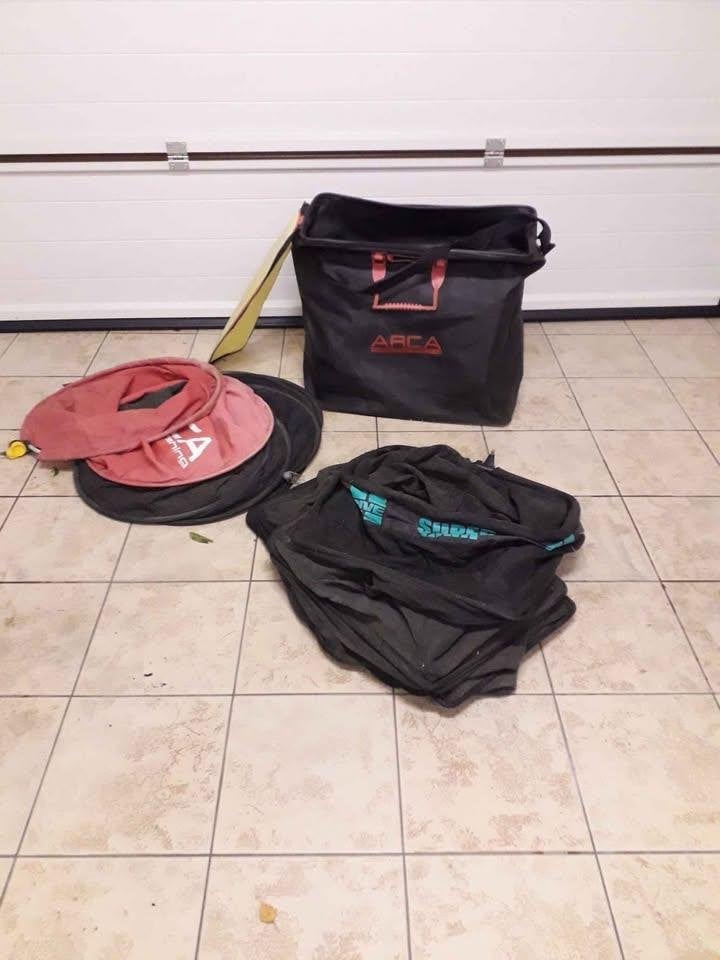 2 bourriches avec sac eva, Enlèvement, Utilisé, Ligne fixe