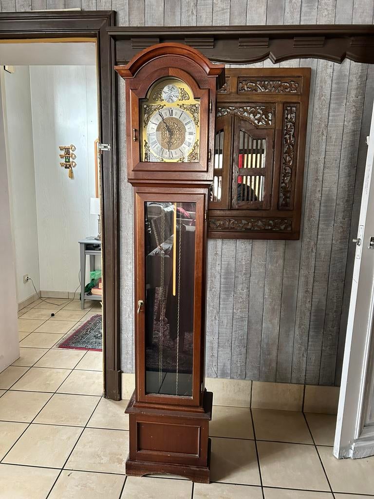 Staande klok tempus fugit, Antiek en Kunst, Ophalen