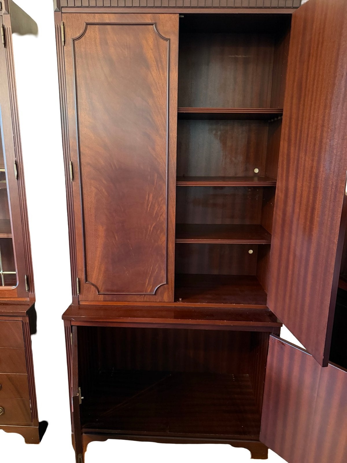 Bibliothèque armoire de style anglais – 190 cm, Maison & Meubles, Enlèvement, Utilisé, /, /