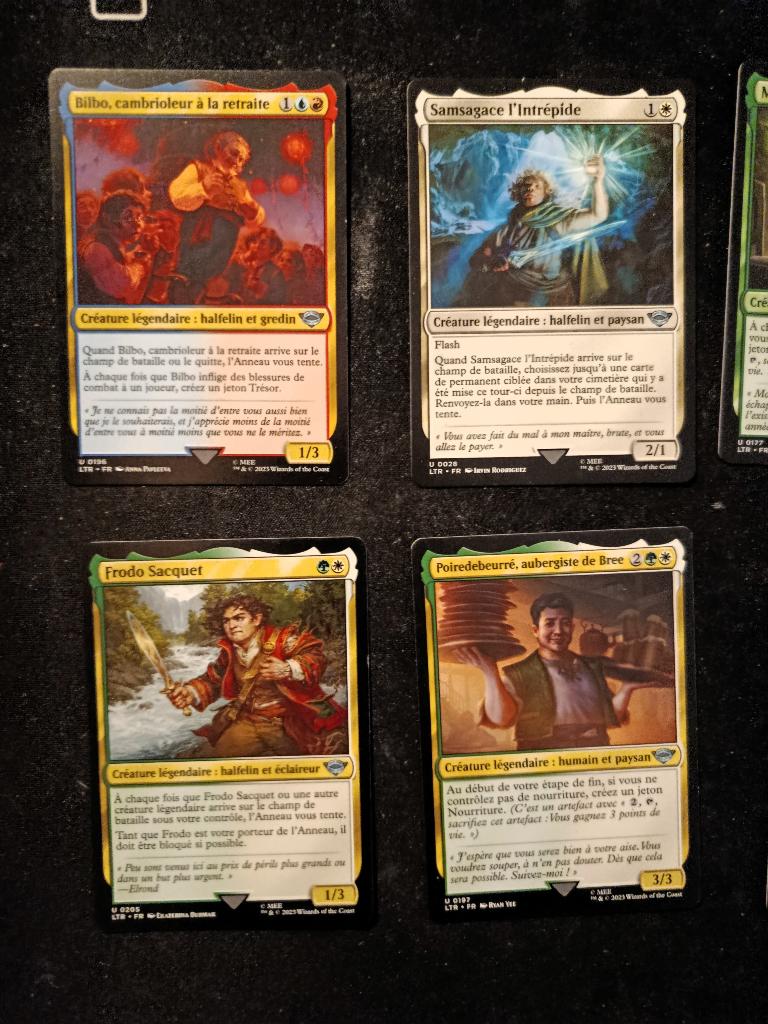 MTG LOTR – Deck Hobbit / Food (Frodon, Sam…) – prêt à jouer, Enlèvement ou Envoi, Utilisé, Plusieurs cartes