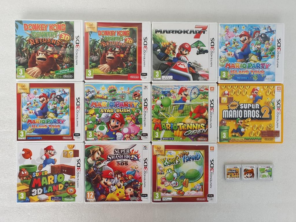 Nintendo 3DS Mario Games, Games en Spelcomputers, Games | Nintendo 2DS en 3DS, Gebruikt, Ophalen of Verzenden