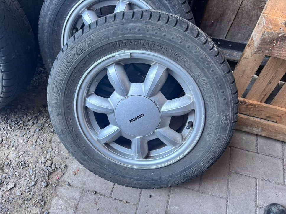 Vier bolletjesvelgen compleet Mazda Miata, Ophalen, Gebruikt, Mazda