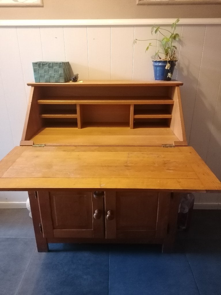 Bureau, Ophalen, Gebruikt, Hout, Secretaire