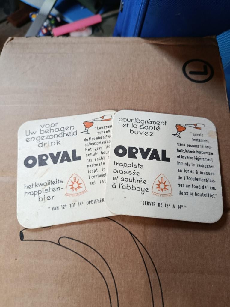 Orval ancien sous-bock, Sous-bock