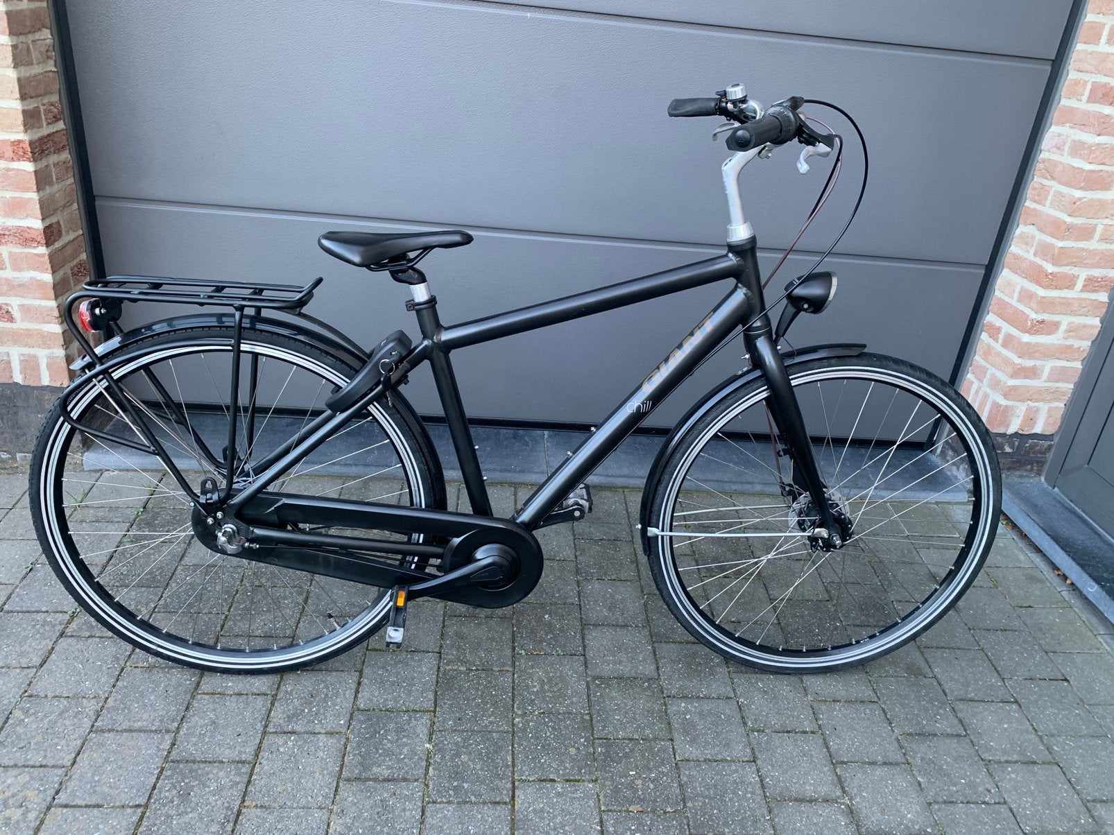 Herenfiets giant, Ophalen, Zo goed als nieuw, Giant, Versnellingen