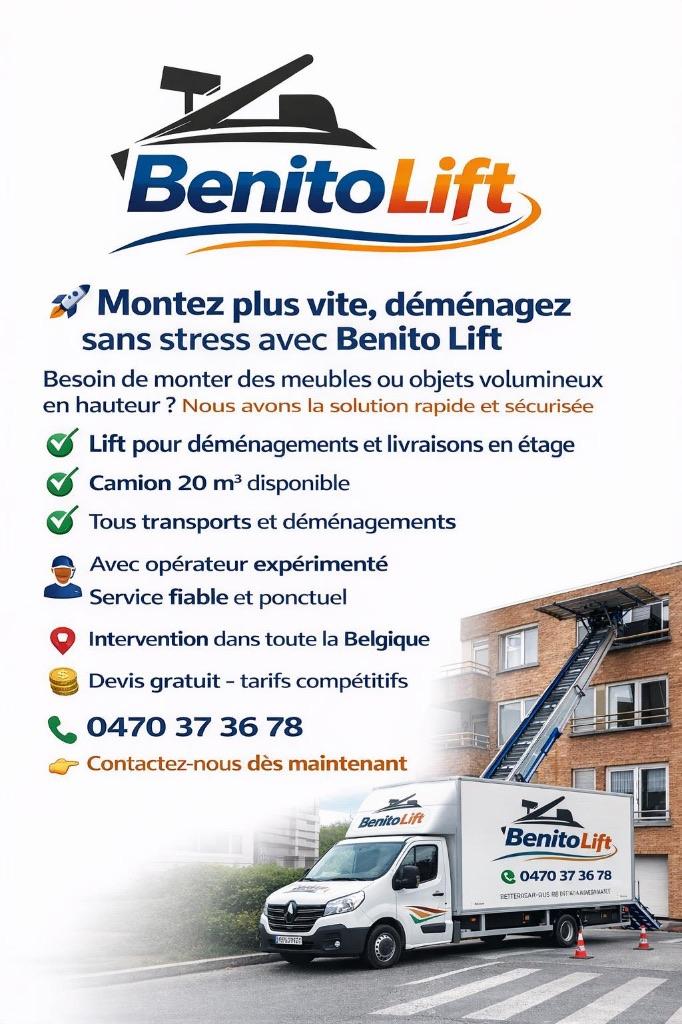 Lift & déménagement, Diversen, Overige Diversen, Ophalen of Verzenden