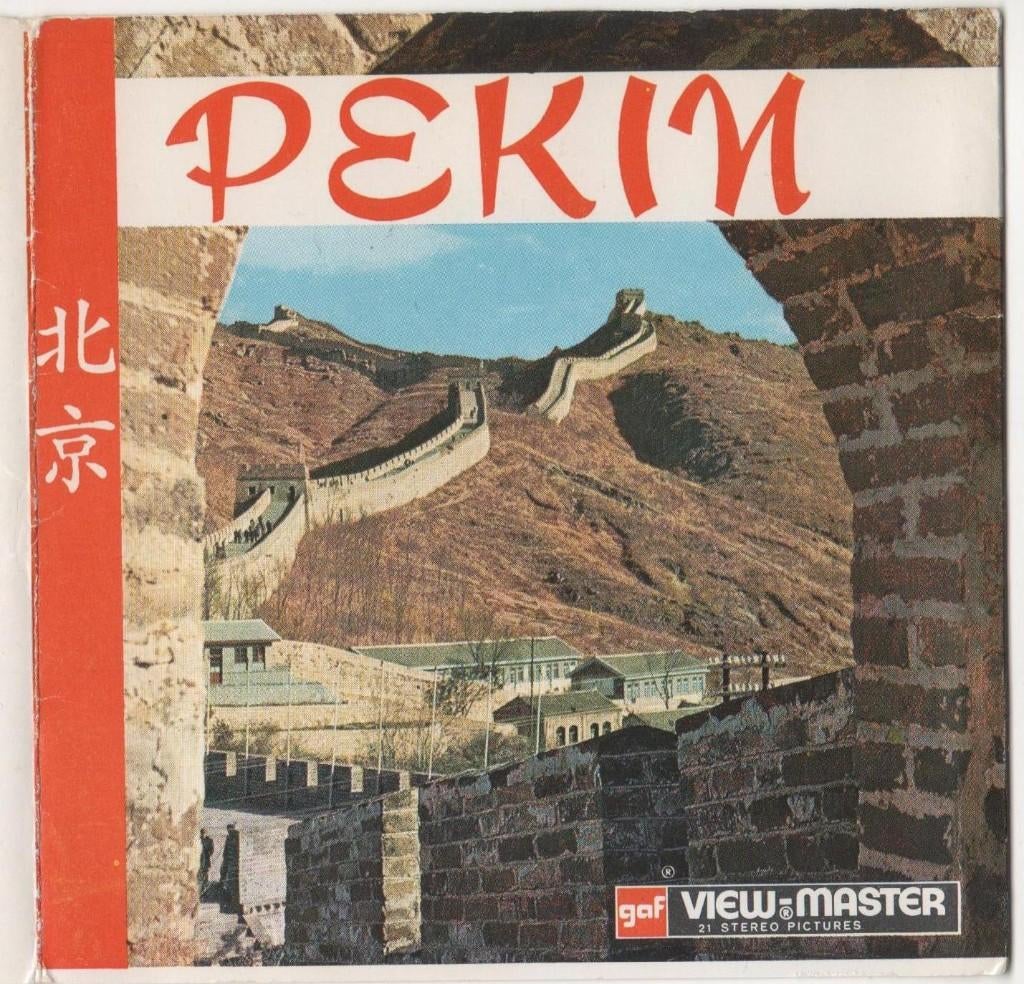 View-master Pekin Beijing C 891, Antiquités & Art, Enlèvement ou Envoi