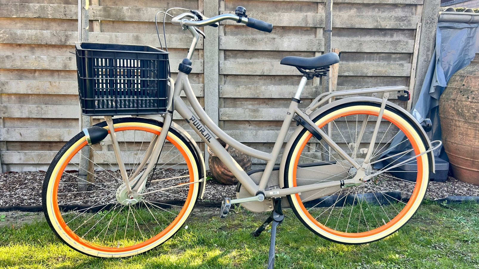 Gazelle fiets PUUR_nl. Nooit gebruikt., Fietsen en Brommers, Ophalen, Zo goed als nieuw, Terugtraprem, Overige merken