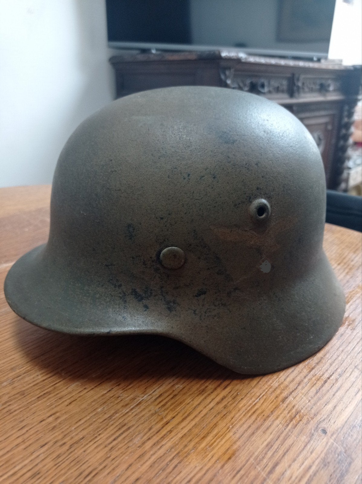 casque allemand M40 Luftwaffe 100% original ww2, Enlèvement ou Envoi