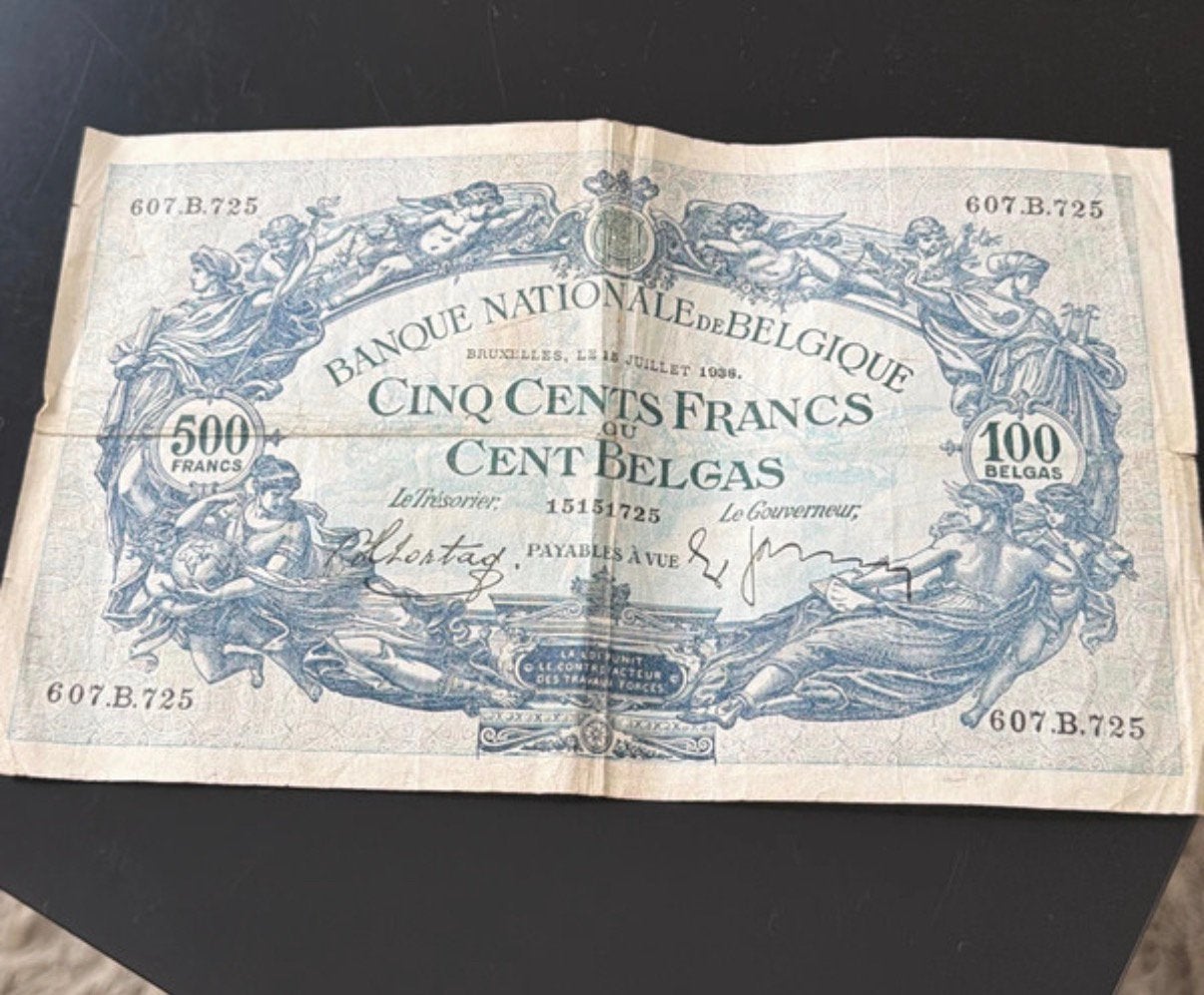 500 francs, Timbres & Monnaies, Billets de banque | Belgique, Enlèvement ou Envoi, Billets en vrac