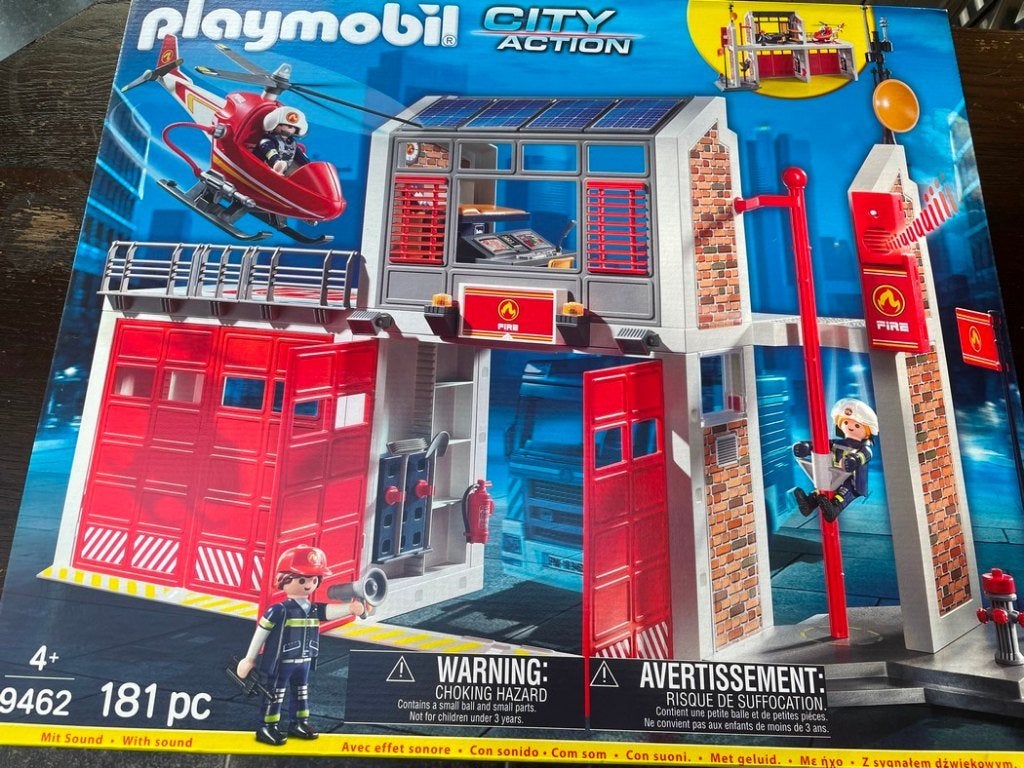 playmobil brandweerkazerne, Ophalen of Verzenden, Nieuw, Figuren