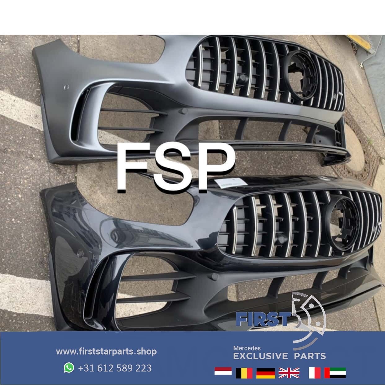 W190 C190 R190 COMPLETE 63 AMG GTR GTS VOORBUMPER + GT PANAM, Gebruikt, -, Voor, Ophalen of Verzenden