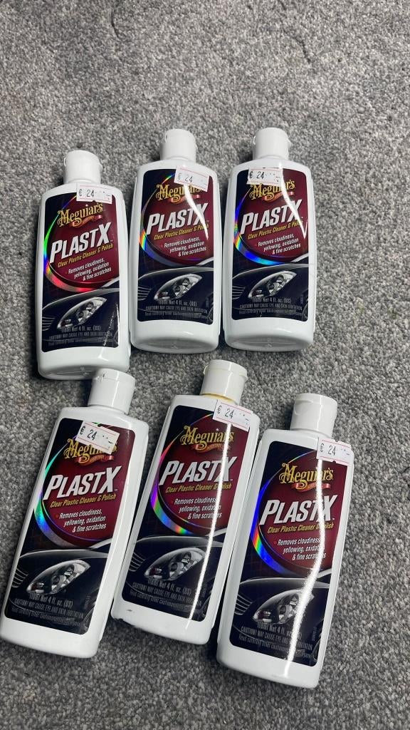 6x Rénovateur Plastiques Transparents Meguiar's PlastX -30%, Enlèvement ou Envoi