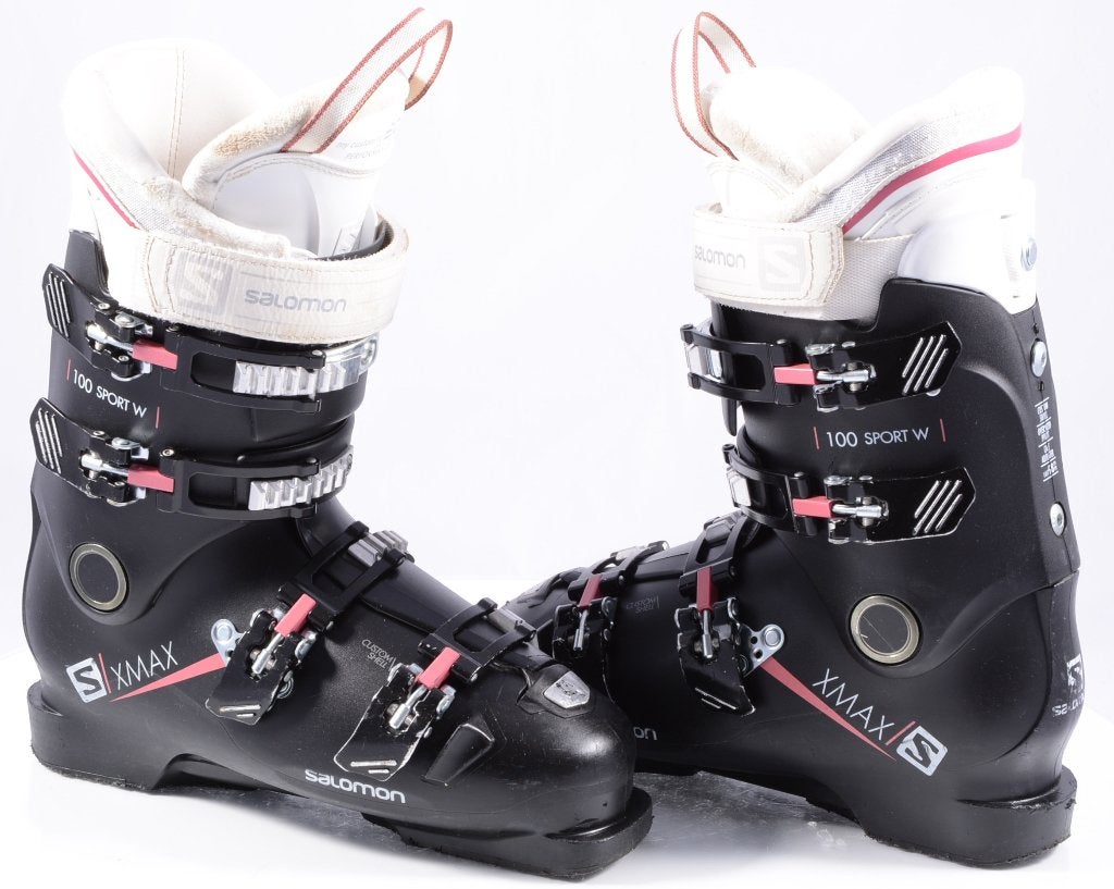 40,5; 41EU dames skischoenen SALOMON X MAX 100 SPORT W, Sport en Fitness, Gebruikt, Verzenden, Schoenen, Salomon