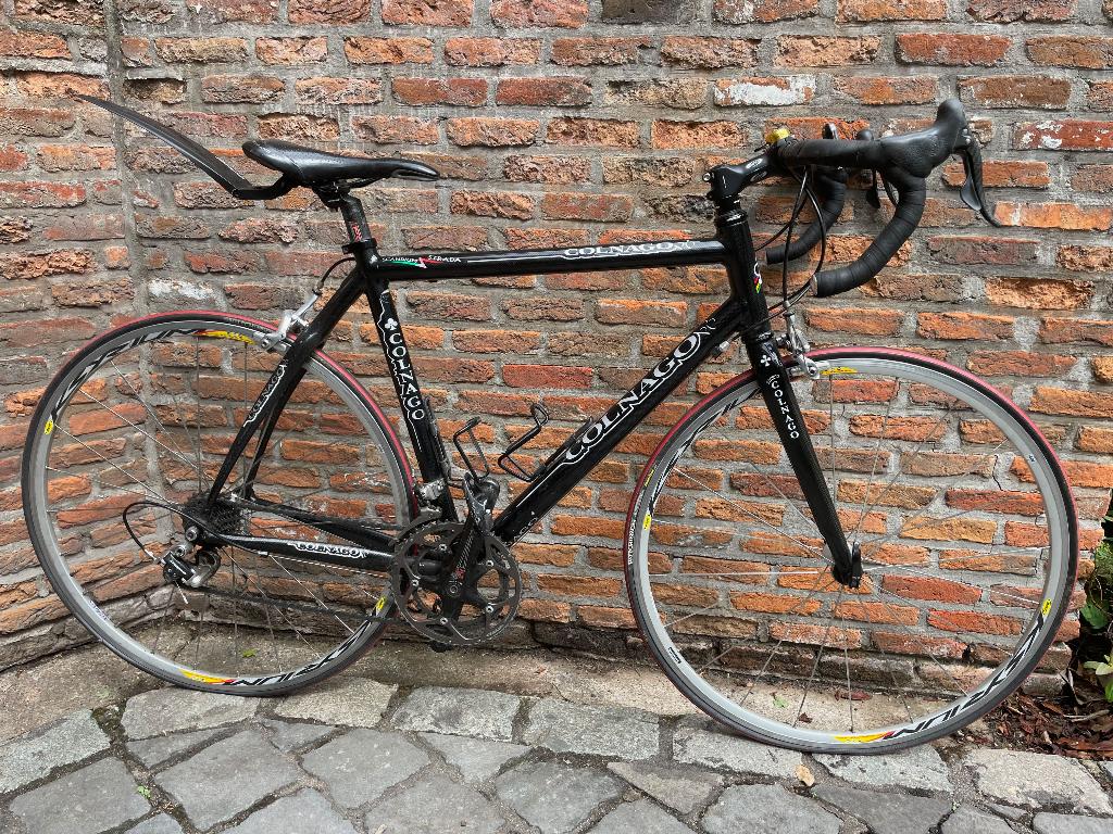 Colnago Strada Scandium carbon, Velgrem, 49 tot 53 cm, Zo goed als nieuw, 15 tot 20 versnellingen