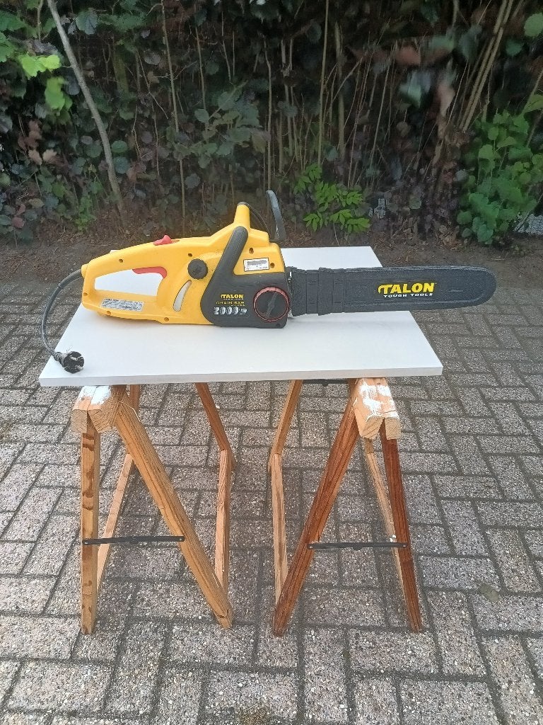 kettingzaag elektrisch, Tuin en Terras, Ophalen, Zo goed als nieuw