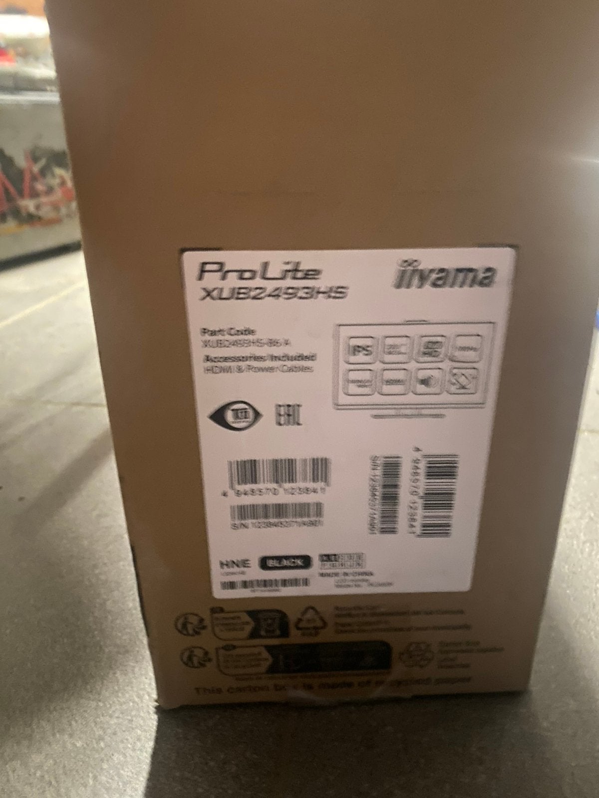 Ilyama 24 inch Nieuwe monitor, Computers en Software, Ophalen, Nieuw