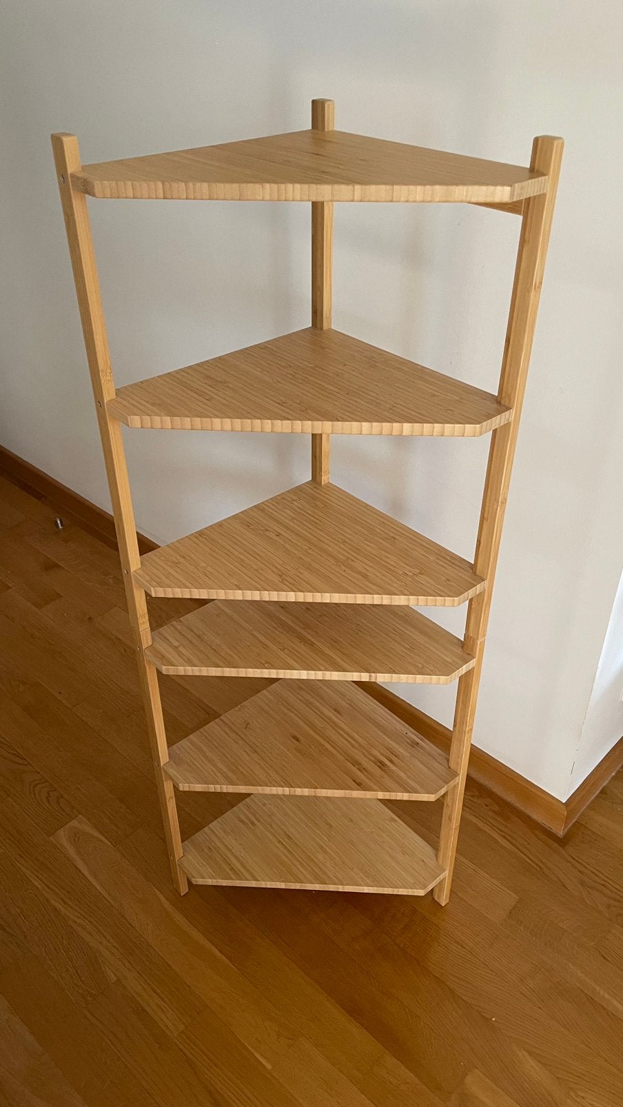 Étagère d'angle, Maison & Meubles, Bois, Enlèvement, Utilisé, Étagère