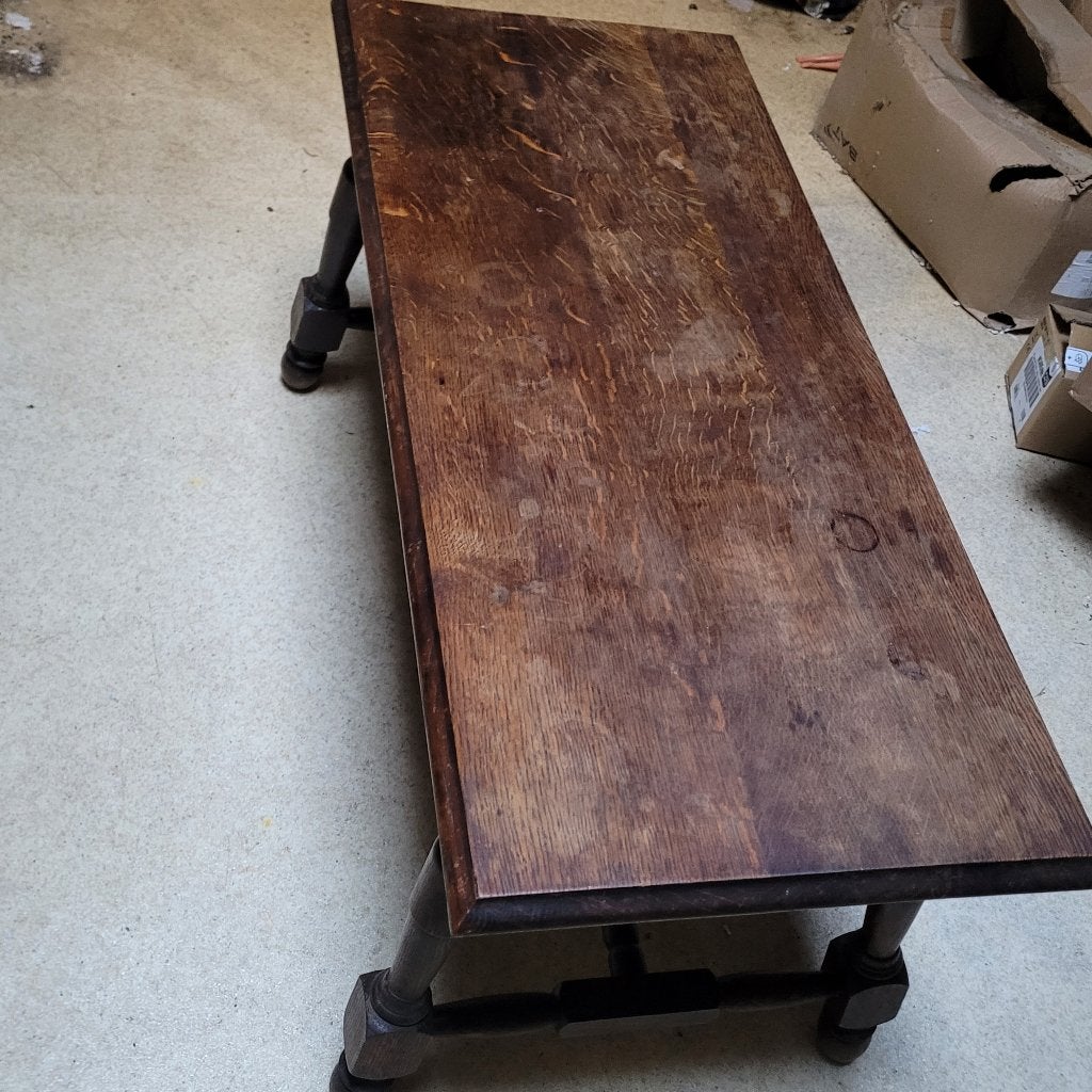 table de salon, 50 à 100 cm, Comme neuf, Enlèvement, Chêne