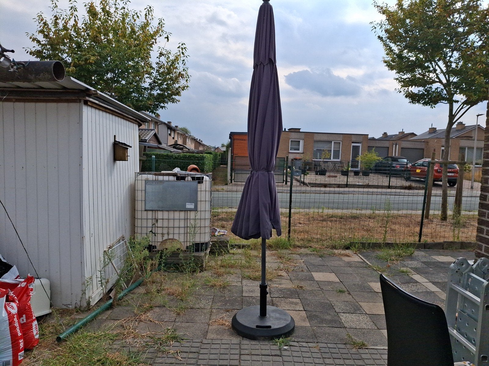 grote parasol te koop, Tuin en Terras, Ophalen