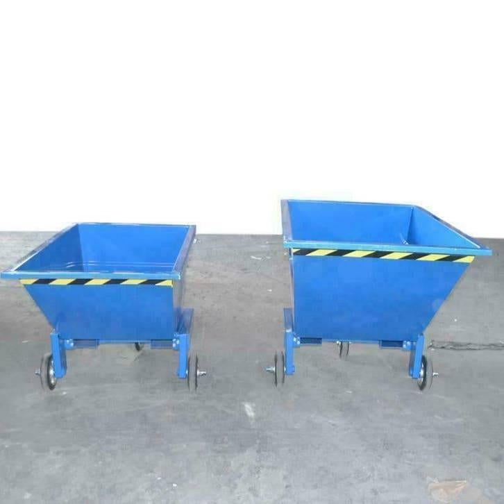 Conteneur inclinable 250L 400L 600L | Chariot élévateur, Enlèvement ou Envoi, Manuelle, Chariot élévateur