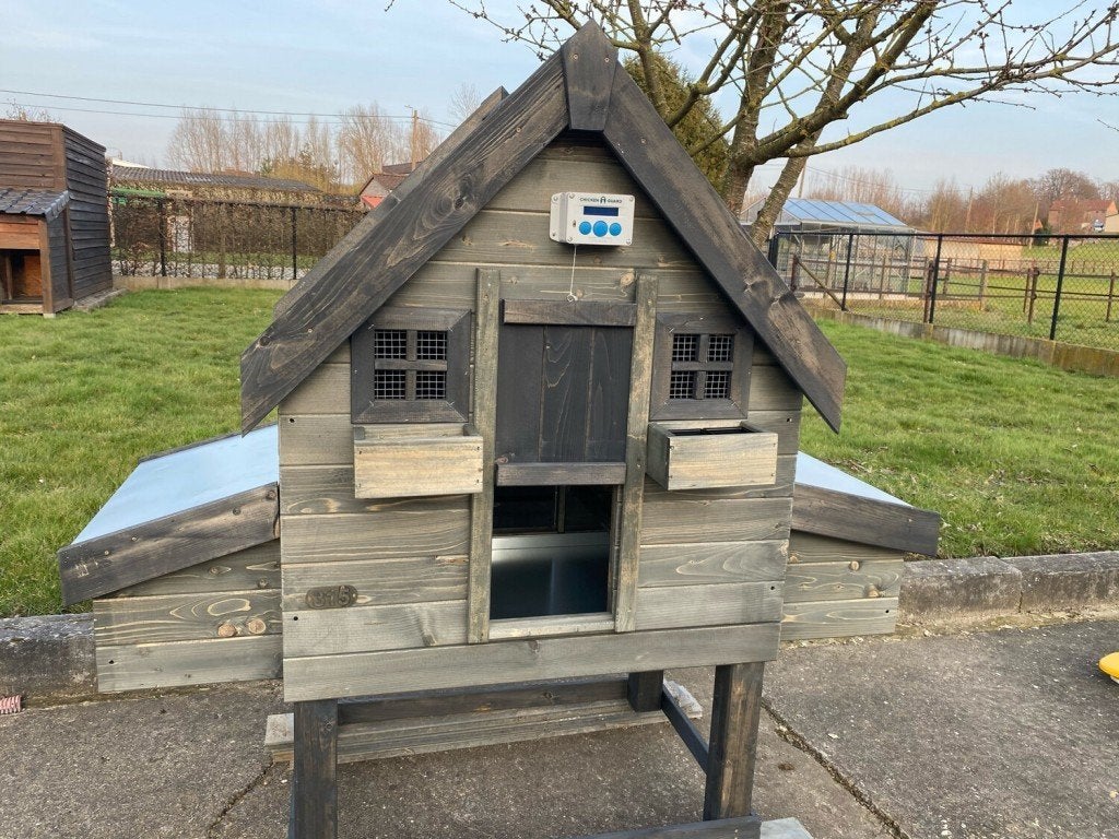 Kippenhok Bavaria 10 Metalen dak en mestlade, Ophalen of Verzenden, Nieuw, Kippenhok of Kippenren