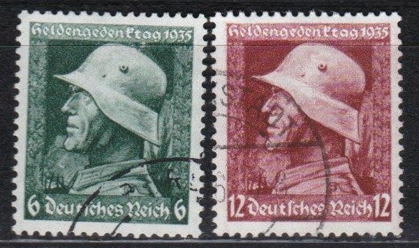 Duitse Rijk 135 - nr 569 - 570, Verzenden, Duitse Keizerrijk, Gestempeld