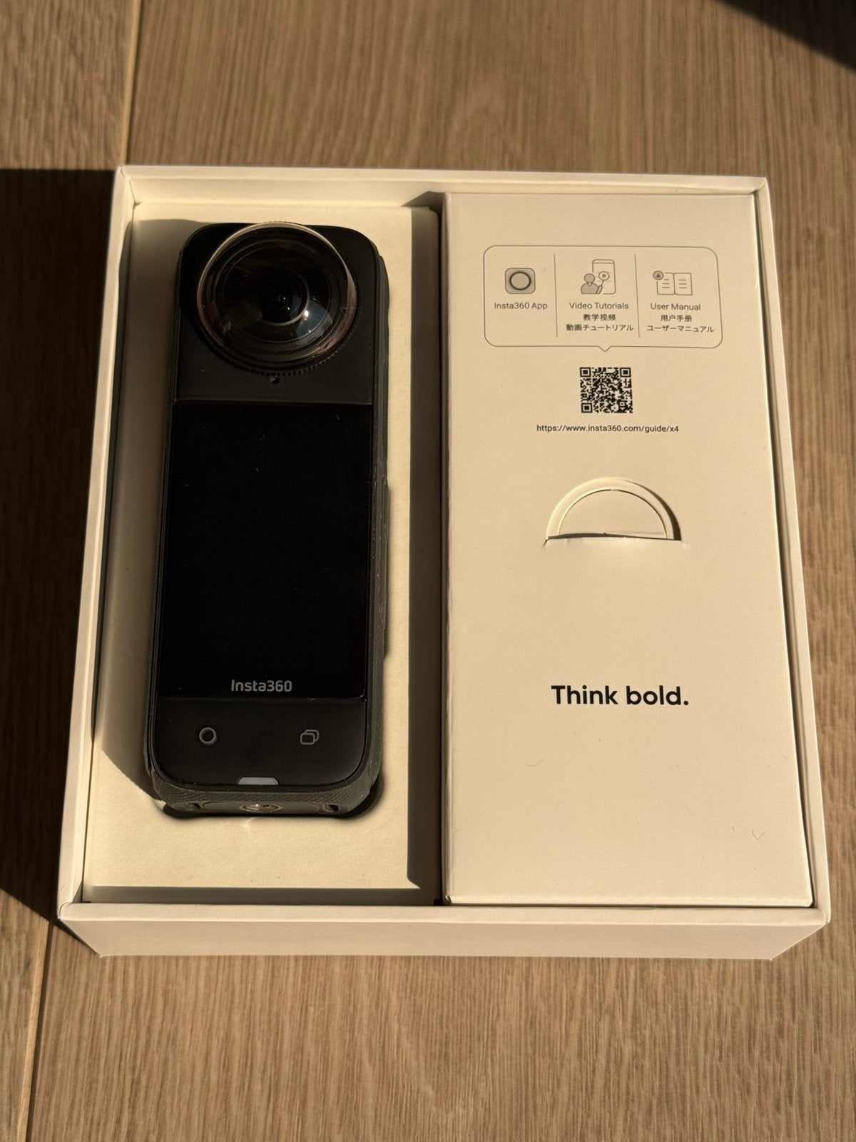 Insta360 X4, Ophalen, Gebruikt