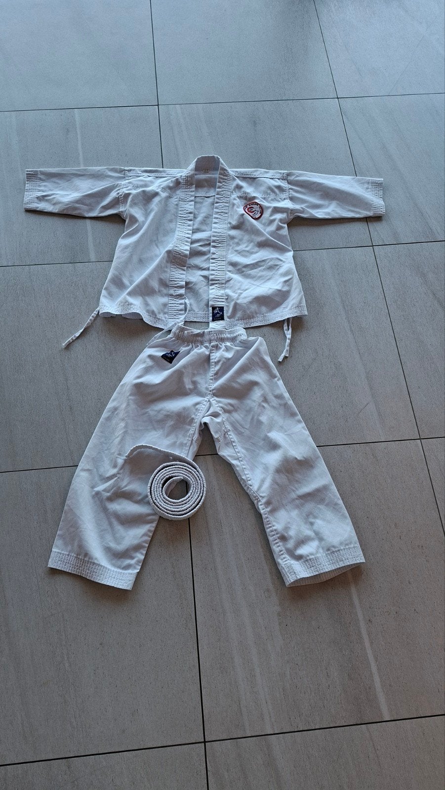 Karate pak met riem kind maat 120, Ophalen, Karate
