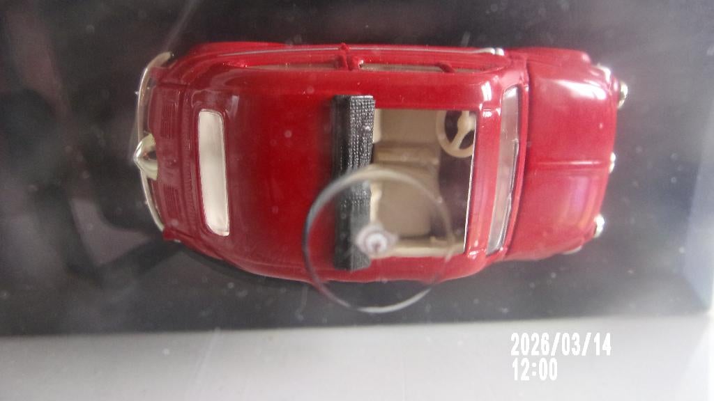 FIAT 500 BRUMM (ITALY) 1/43 COMME NEUVE en VITRINE, Ophalen of Verzenden, Zo goed als nieuw, Auto, Overige merken