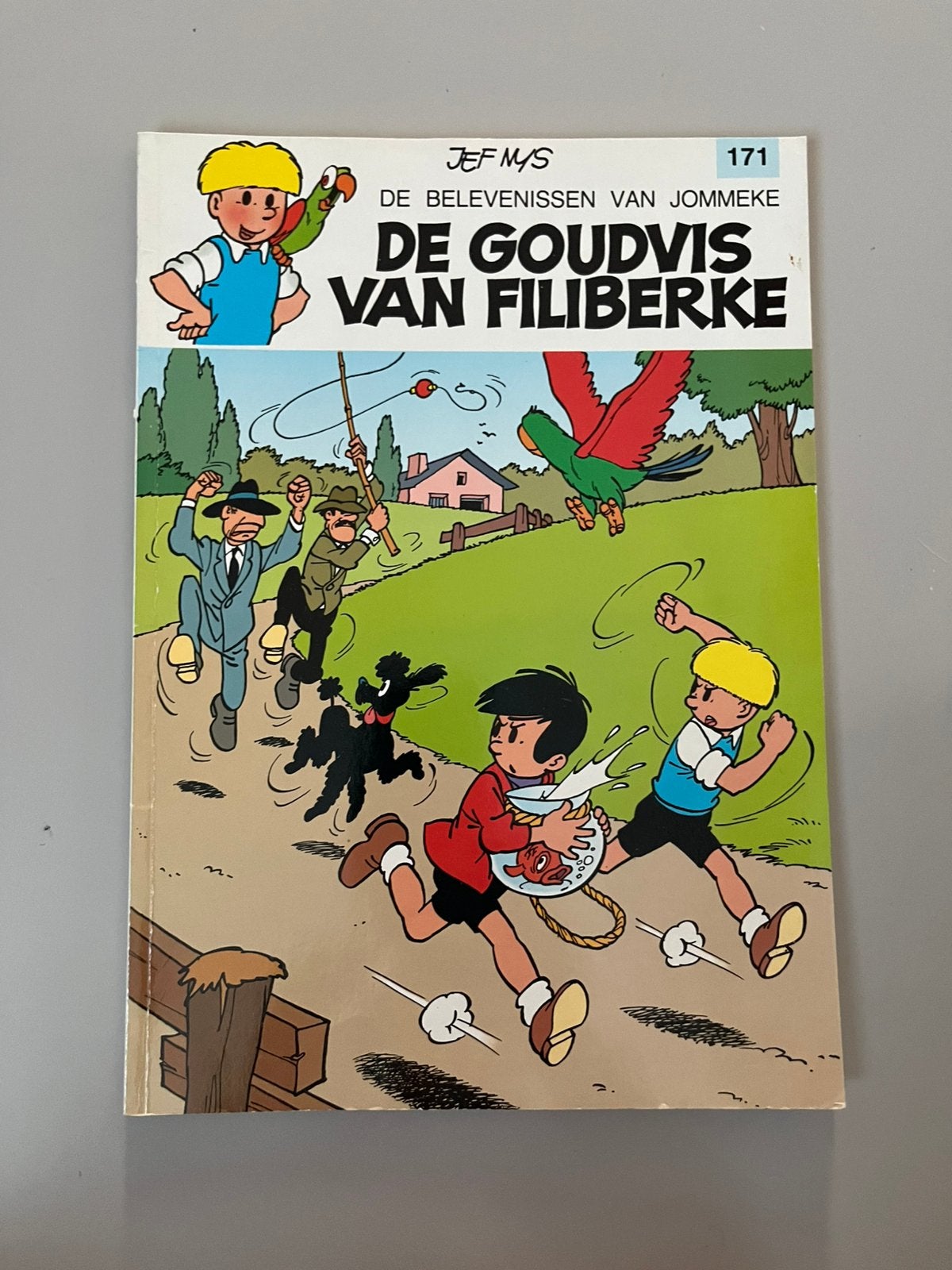 Strip Jommeke De goudvis van Filiberke, Eén stripboek, Ophalen of Verzenden, Gelezen