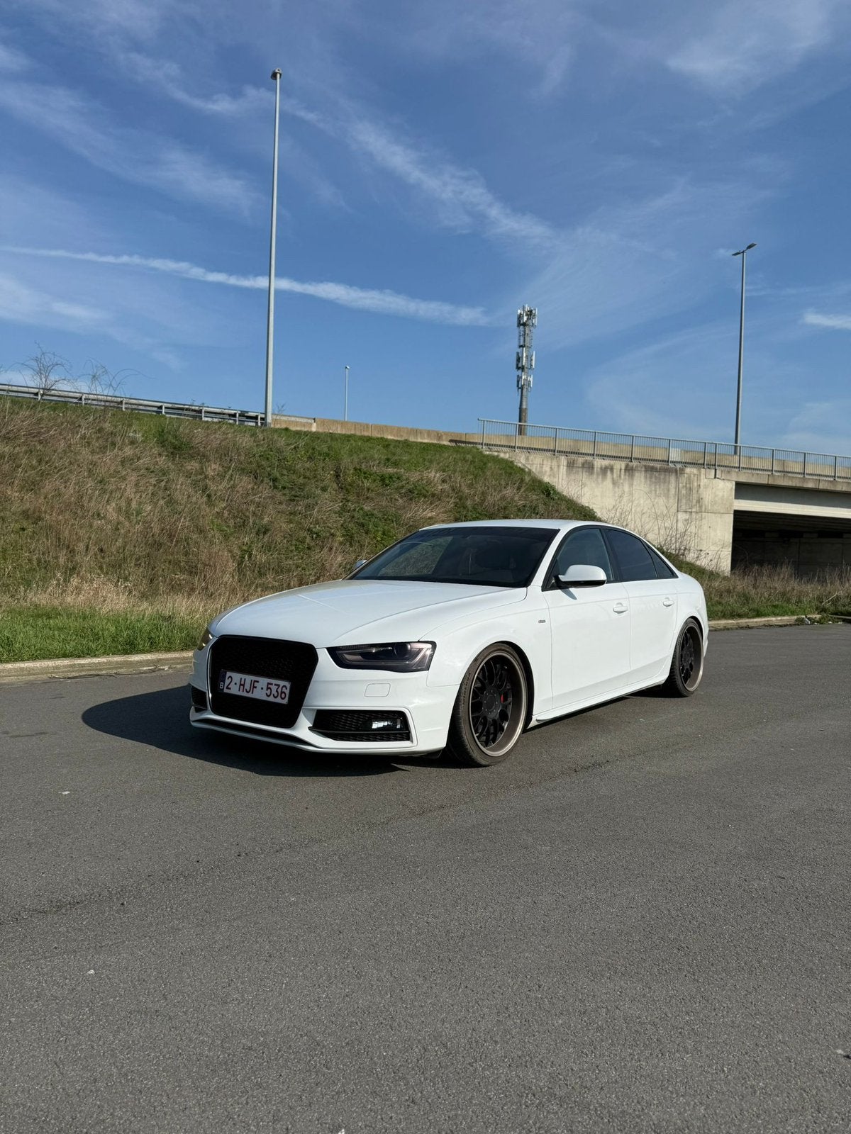 audi a4 Sline, Auto's, Voorwielaandrijving, Wit, 5 deurs, Particulier