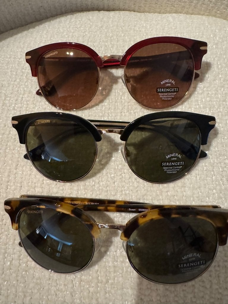 NIEUWE Serengeti Clubmaster zonnebril in 3 kleuren polarized, Neuf, Enlèvement ou Envoi, Autres couleurs, Ray-Ban