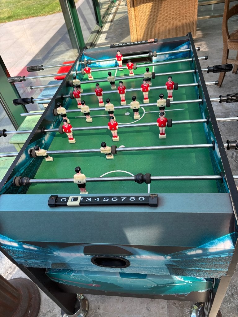 Kicker tafel, Ophalen, Gebruikt
