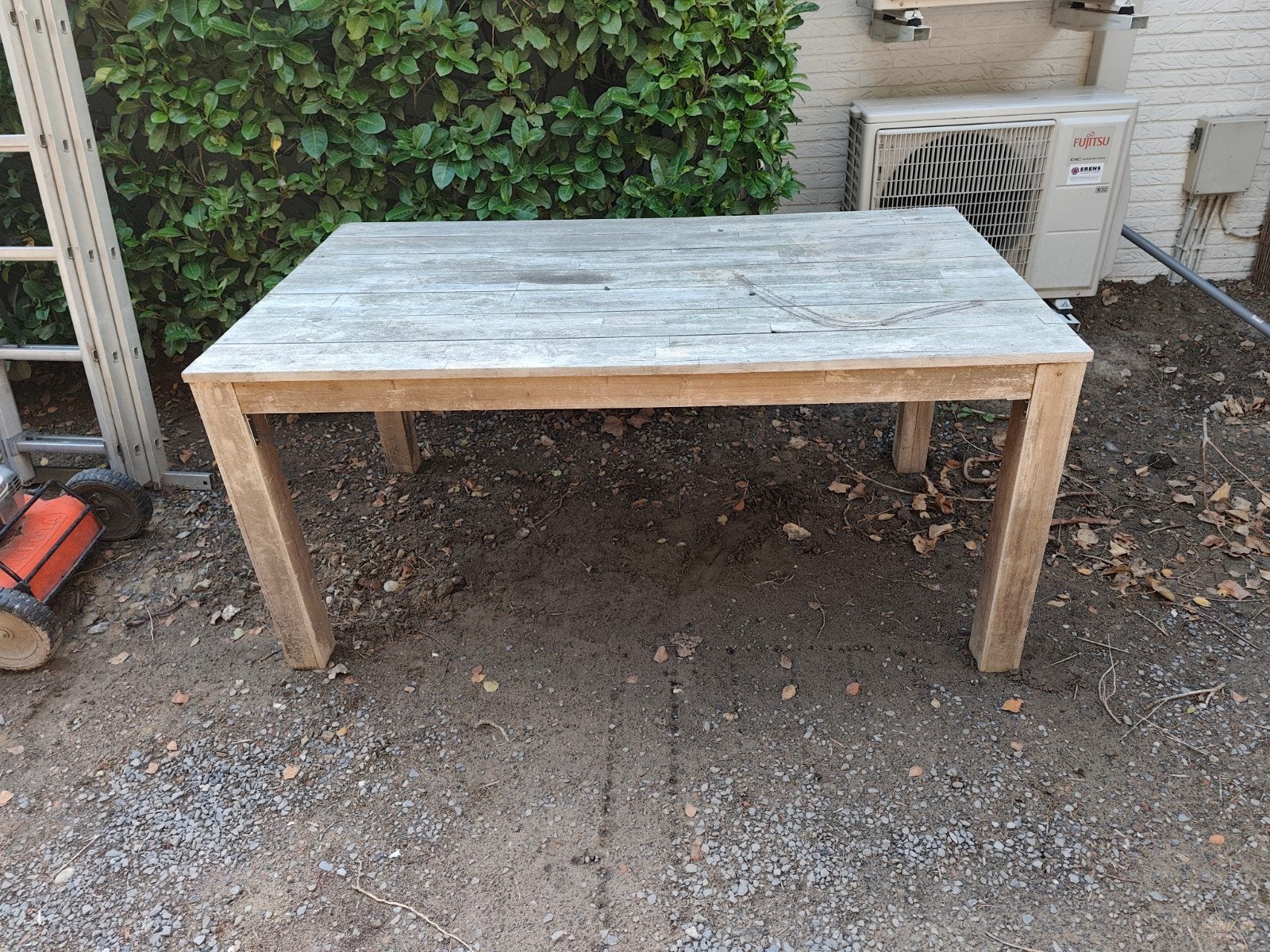 table de jardin en teck 160x90, Jardin & Terrasse, Tables de jardin, Enlèvement