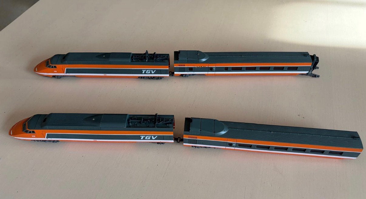 Lima H0 TGV Sud-Est 113 – vierdelige modeltrein, Hobby en Vrije tijd, Ophalen, Gebruikt, Lima