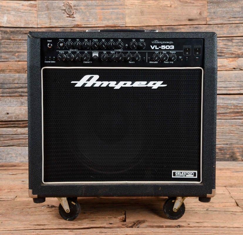 USA Ampeg VL-503, 3-kanaals, + voetschakelaar (Lee Jackson), Muziek en Instrumenten, Ophalen, Gebruikt, Gitaar, 50 tot 100 watt