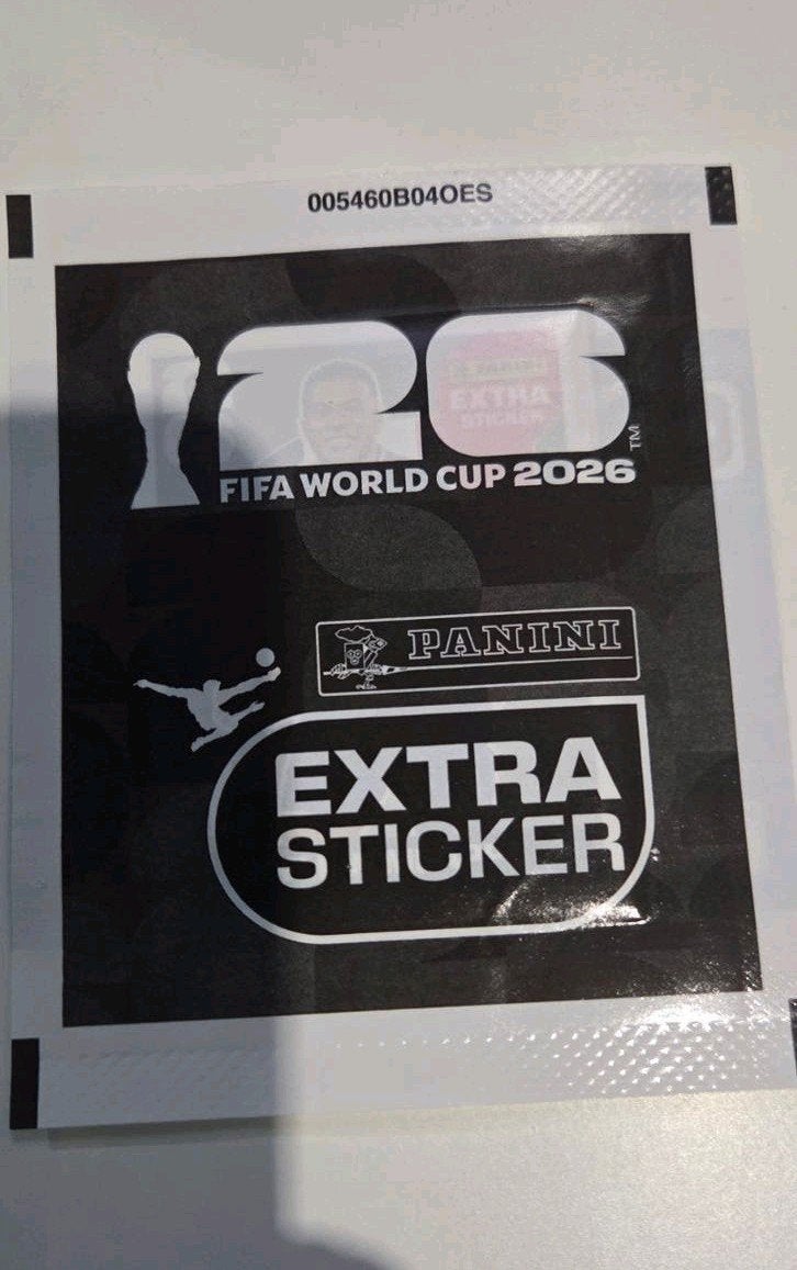 3x Extra stickers Panini WC2026 non ouvert, Enlèvement