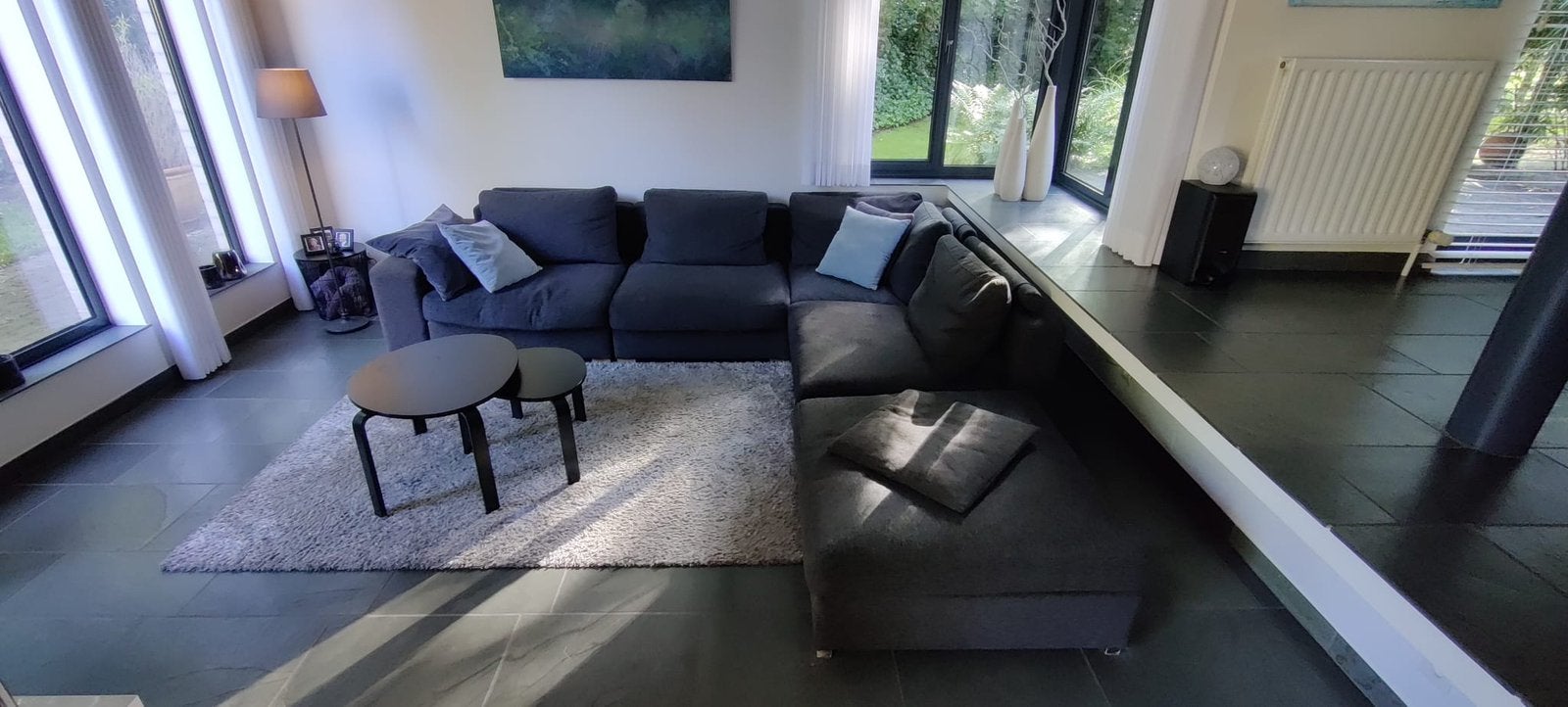 Hoekzetel / salon, Huis en Inrichting, Ophalen, Zo goed als nieuw
