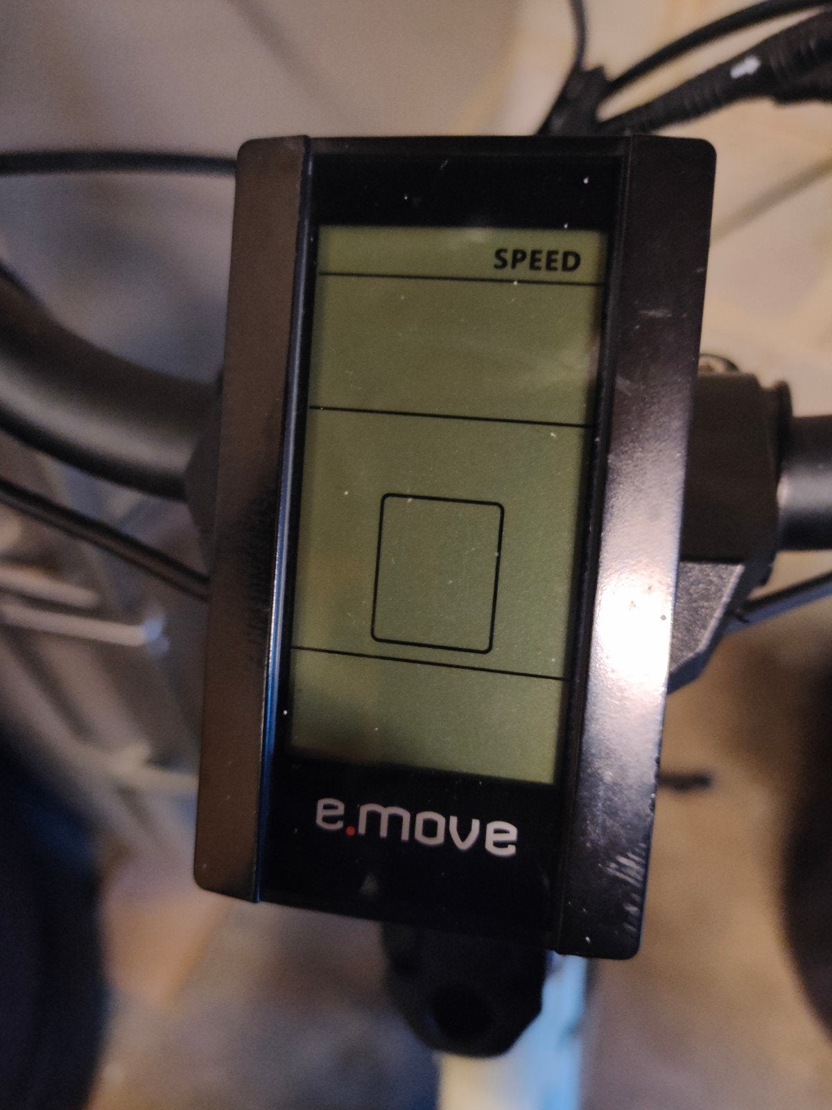 e-move display elektrische fiets, Ophalen