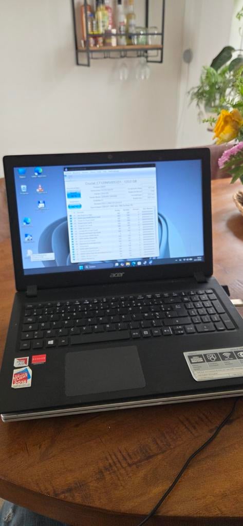 Acer aspire 3 a315-21 accu slecht., Computers en Software, Gebruikt, 2 tot 3 Ghz, 15 inch, 8 GB