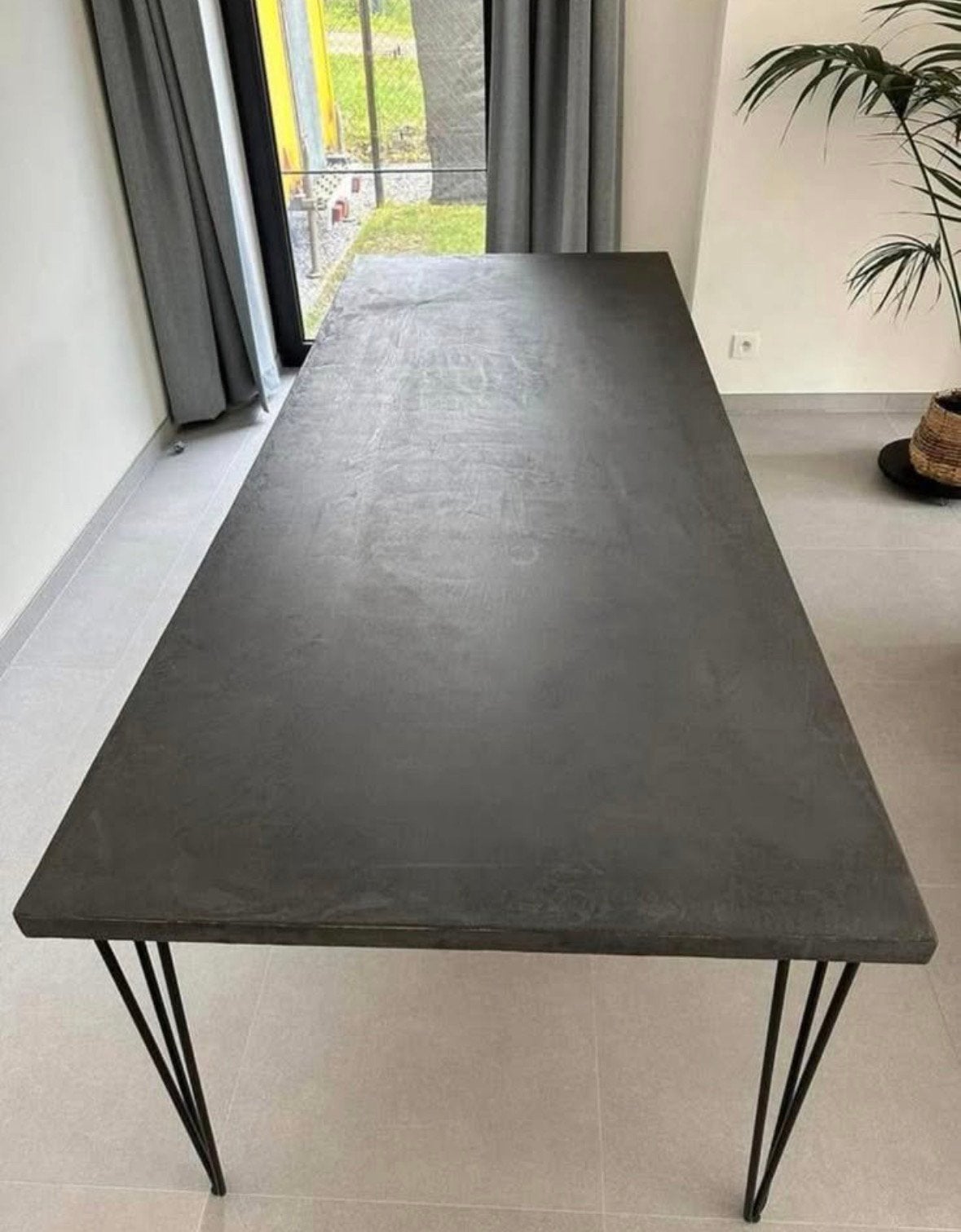 Tafel 220x90, Ophalen, Zo goed als nieuw