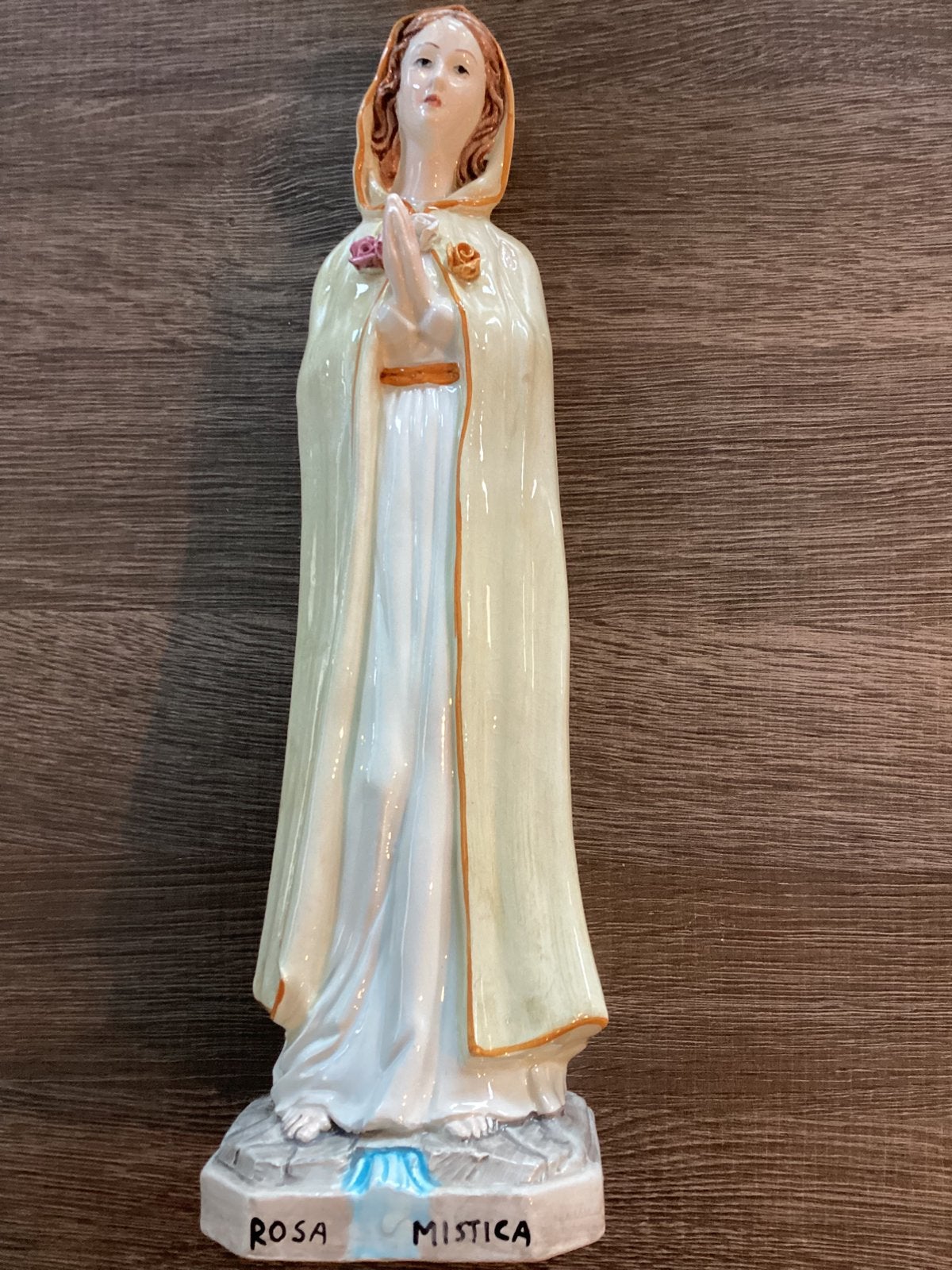 Porcelein Rosa Mystica Maria beeldje, Ophalen of Verzenden, Zo goed als nieuw, Beeld(je)