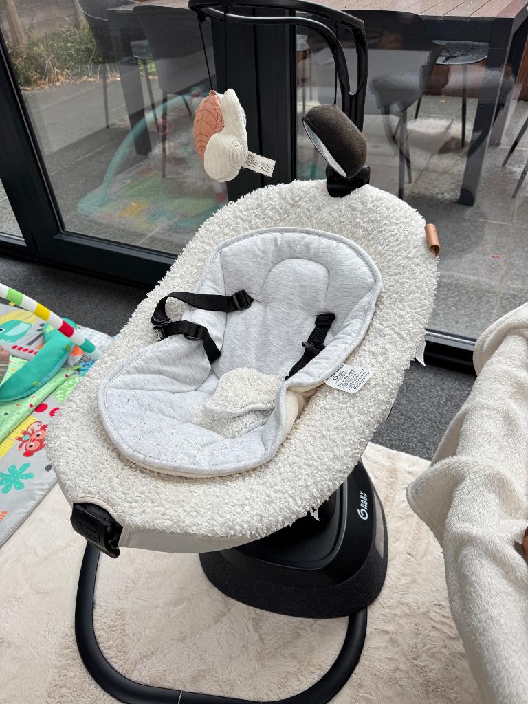 Babymoov Swoon Evolution babyschommel, Gebruikt, Schommelstoel, Verstelbaar, Ophalen