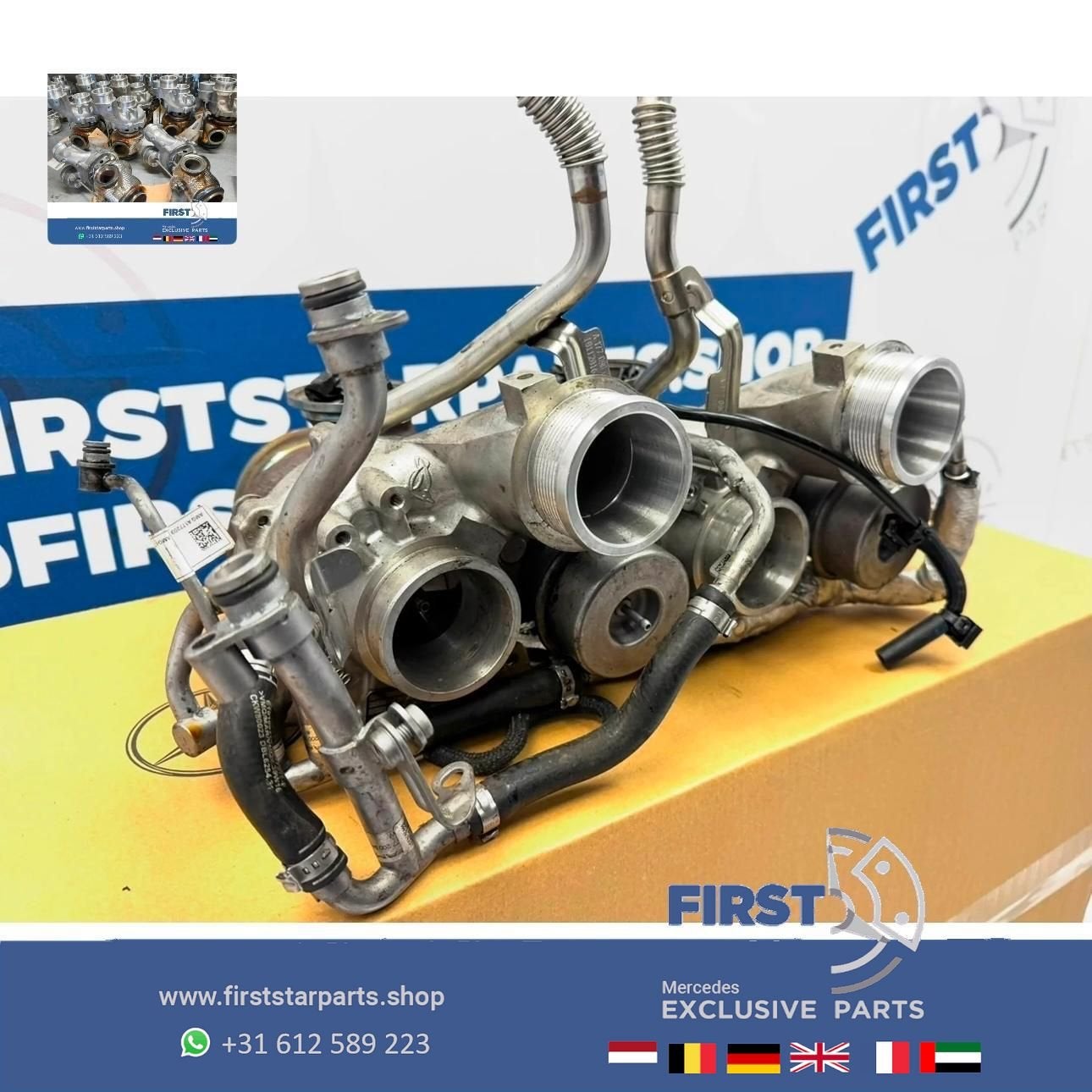 A1770900080 TURBO M177 C63 GLC63 E63 GT63 GTS GTR S63 G63 GL, Gebruikt, -, Ophalen of Verzenden, -